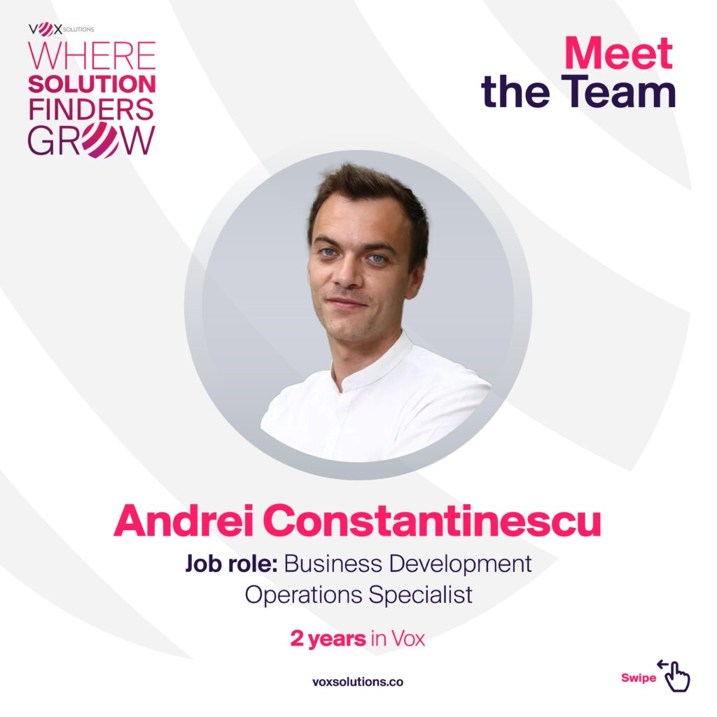 Meet the Vox Team - Andrei Constantinescu